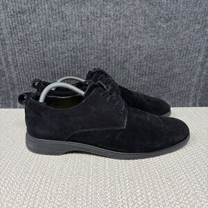 Amberjack The Original Black Suede Leather Oxfords Shoes Men’s Size 10.5